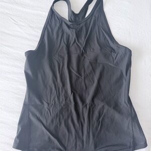 Lululemon Black Ribbed Tank Top